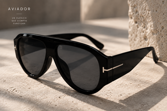 Aviador Retro Oversize