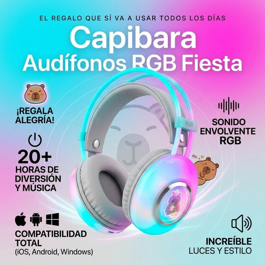 Audífonos Capibara RGB