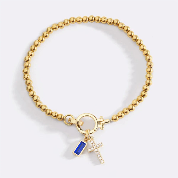 Pulsera Cruz Vintage